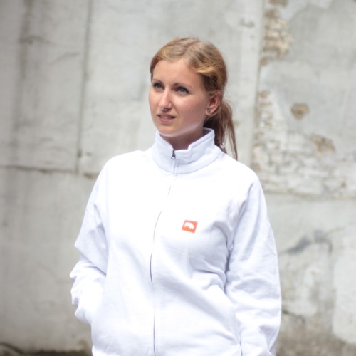 Zip-Hoodie Small Pig Weiß Zip-Hoodie Small Pig Weiß