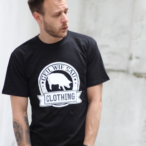 T-Shirt Geil wie Sau Clothing Schwarz T-Shirt Geil wie Sau Clothing Schwarz
