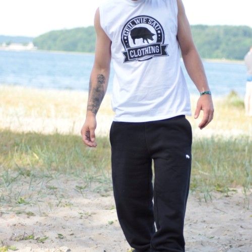 Jogginghose Geil wie Sau Schwarz Jogginghose Geil wie Sau Schwarz
